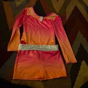 Gymnastics leotard set